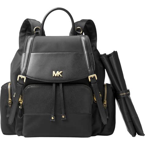 michael kors beacon large flap diaper backpack